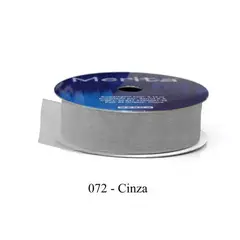 FO-1017/23MM FITA ORGANZA MERITA 9,14M - -   - A072 - CINZA