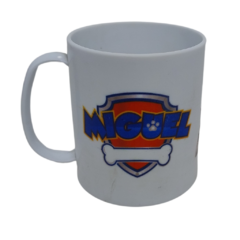 Caneca personalizada de cerâmica branca fotos logos ou descrições -325 ml - loja online