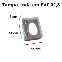 Caixa Para Ovo De Colher 100/150g Dupla face tampa toda em pvc 14x11x5 - 80 Unidades - comprar online