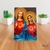 Plaquinha de mesa- Sagrado Coração de Jesus e Maria- mdf 11x15cm na internet