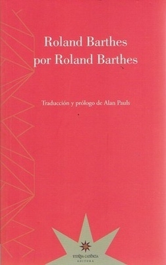 Roland Barthes Por Roland Barthes - Barthes, Roland