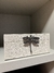 Caixa decorativa bege com libélula prata