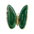 Borboleta verde com borda em ouro - comprar online