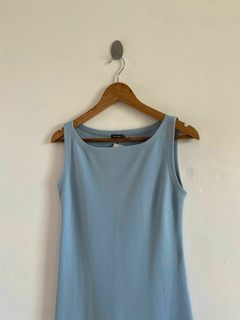 Vestido Azul (P) - Barganhei Brechó