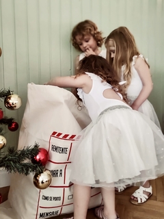 Bolsa de lienzo de navidad- Bolsa de regalos