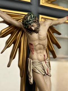 Crucifixo Barroco 48cm mesa/parede NOVO - loja online
