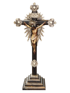 Crucifixo Barroco com Base