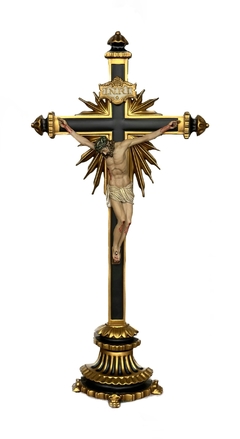 Crucifixo Barroco 48cm mesa/parede NOVO