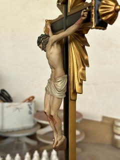 Imagem do Crucifixo Barroco 48cm mesa/parede NOVO