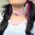 Choker gargantilha com laço e guizo kawaii vinil rosa pastel soft