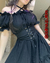 Cinto corset preto gótico cottagecore camponesa - comprar online