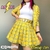 Conjunto Saia estilo tênis + Blazer xadrez amarelo Clueless - comprar online