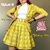 Conjunto Saia estilo tênis + Blazer xadrez amarelo Clueless