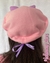 Boina rosa com orelhas lilás - comprar online