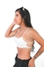 Cropped 2 tiras branco - comprar online