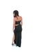 Vestido com fenda preto - comprar online