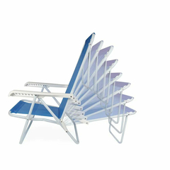 Silla Reclinable / Reposera 8 Posiciones MOR color Azul Marino - tienda online