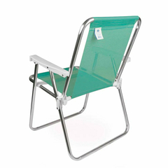 Sillon Alto Playa Camping Aluminio Sannet MOR color Anis - comprar online