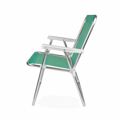 Sillon Alto Playa Camping Aluminio Sannet MOR color Anis - tienda online