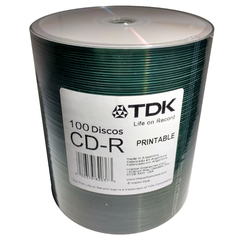 CD TDK print en Bulk x100 unid.