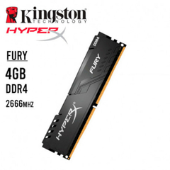 Memoria Ram 4Gb DDR4 Kingston 2666mhz HyperX Fury Negra HX426C16FB3/4