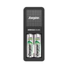 Cargador Energizer Mini de 2 Pilas. Incluye 2 pilas recargables AA - comprar online