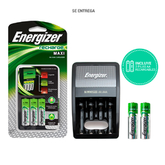 Cargador Energizer Maxi de 2 / 4 Pilas. Incluye 2 pilas recargables AA en internet