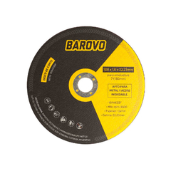 Disco de corte 7" espesor 1,6 mm Barovo para metal y acero inox. 18016-WA46SBF