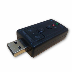 Placa de Sonido USB 7,1 con control de volumen - comprar online