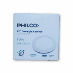 Downlight Led 6w 3000K Philco Redondo Embuti DLIGHT6PRWWNT en internet