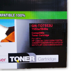 Toner Gneiss HP 7553U / 7553A / 5949A p/ LaserJet 1320 1320N 1320TN 3390MFP 3392MFP P2014 P2015 M2727 LBP-3300 3360 3310 3370 - comprar online