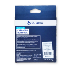Cargador Notebook Universal 120w 8 conectores de 12v a 24v Suono M9 - tienda online