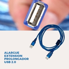 Cable Prolongador USB 2.0 AM/AH 1.8m Skyway macho hembra en internet