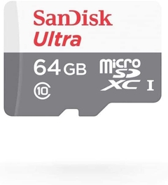 Micro sd 64gb Sandisk Ultra 100mb/s SDSQUNR-064G-GN3MA - comprar online
