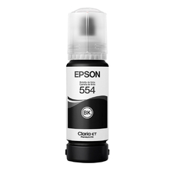 Botella Epson T554 Negro 70ml pigmentada p/ Ecotank L8160/L8180 - comprar online