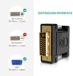 Adaptador DVI-I dual Link macho 24+5 pines a Vga hembra - comprar online