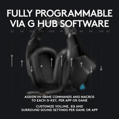 Auricular Logitech Gaming G935 Wireless 7.1 surround - AHP Insumos