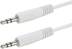 Cable Global plug 3,5mm macho a plug 3,5mm macho 2m blanco - comprar online