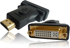 Adaptador HDMI macho a DVI-D dual Link hembra 24+5 pines