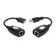 Adaptador Extensor USB por Cable UTP RJ45 hasta 30 metros - AHP Insumos