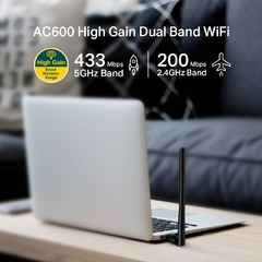 AC 600 Archer T2U PLUS dual band High Gain en internet