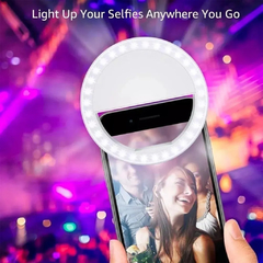 Aro de Luz Flash Selfie Self-Light GM-3699 - AHP Insumos