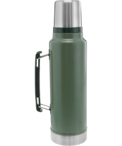 Termo Stanley Classic Bottle 1000ml Verde de Acero Inoxidable y Manija - tienda online