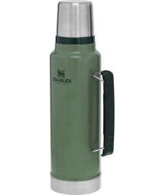 Termo Stanley Classic Bottle 1000ml Verde de Acero Inoxidable y Manija - comprar online