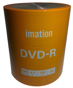 DVD Imation logo -R en Bulk x100 unid.