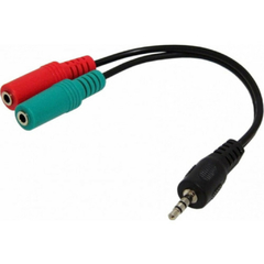 Cable Audio mini plug 3,5mm macho a 2 RCA hembra Skyway