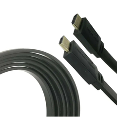 Cable HDMI Plano 1.8m V2,0 4k negro Skyway