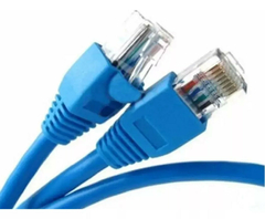 Cable Red Patchcord 3 metros Azul Cat. 5 - AHP Insumos