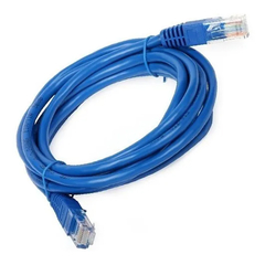 Cable Red Patchcord UTP CAT.6 cobre Kelyx 1,00m azul