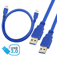Cable USB macho a USB macho 3.0 largo 1,5m